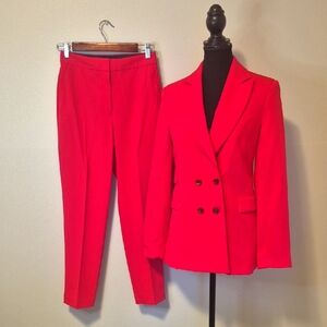 Falls Shades of "RED"TOP SHOP Women's 2 piece Pant / Blazer set - Size 2